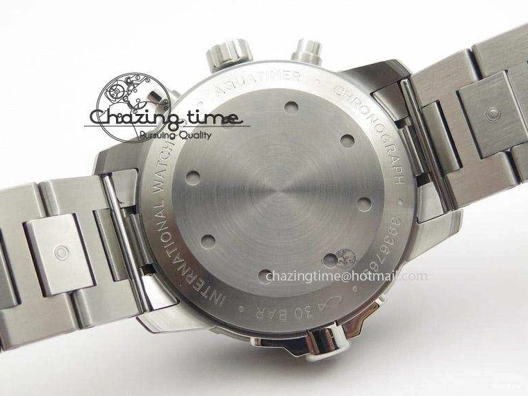 MIROTIME 0520 Classic Aquatimer Chrono IW376803 V6F 1:1 Best Edition Black Dial On SS Bracelet A 7361